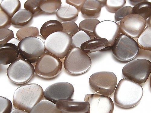 Chestnut Shape, Moonstone Gemstone Beads