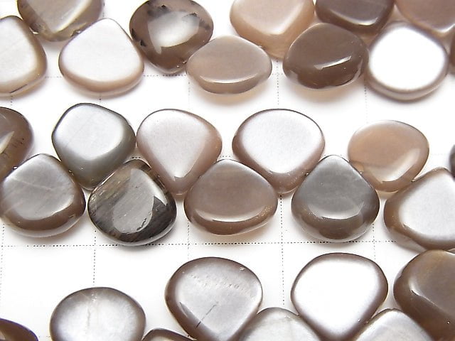 High Quality Chocolate Moonstone AAA- Chestnut (Smooth) half or 1strand beads (aprx.6inch/14cm)