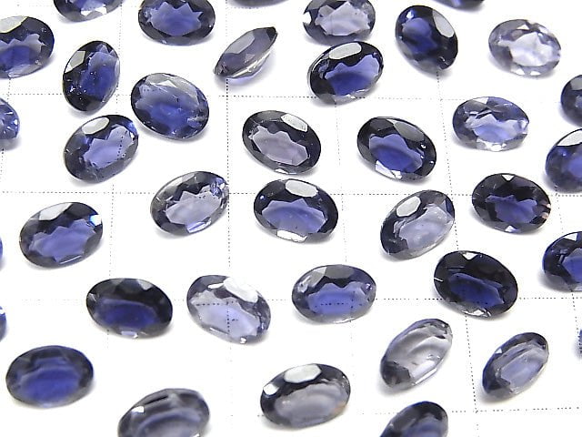 [Video] High Quality Iolite AAA Undrilled Oval Faceted 7x5mm 5pcs $8.79!