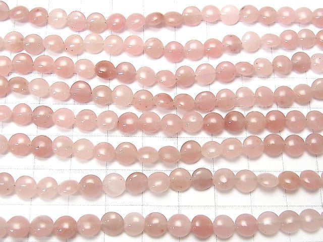 [Video] Guava Quartz AAA Coin 6x6x3mm 1strand (34pcs )