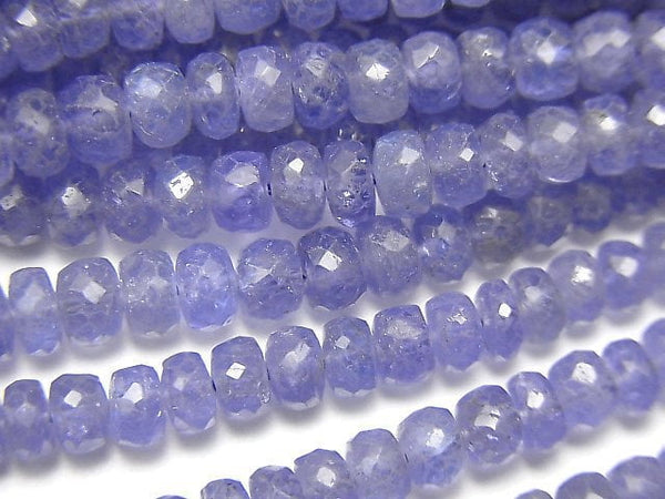 Roundel, Tanzanite Gemstone Beads