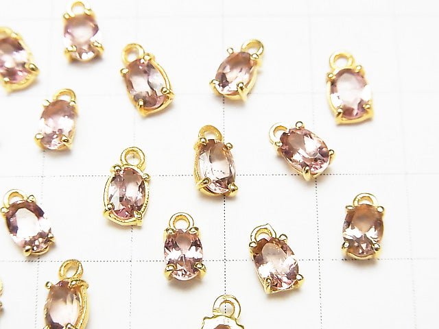 Hochwertiger rosa Turmalin AAA Bezel Setting Oval Facettiert 6x4mm 2 Stück 11,79 $!