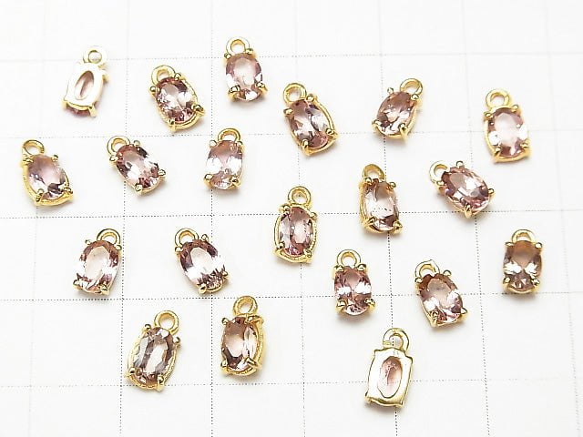 [Video] High Quality Pink Tourmaline AAA Bezel Setting Oval Faceted 6x4mm 2pcs $11.79!