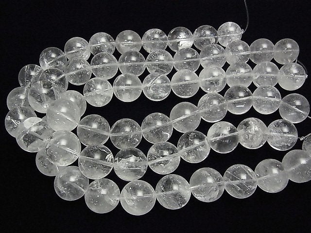 [Video] Himalayan Ice Quartz AA++ Round 20mm half or 1strand beads (aprx.15inch / 36cm)