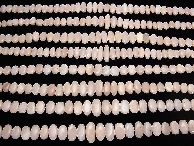 1strand $18.9! Pink Opal AA++ Flat Nugget 1strand beads (aprx.15inch/37cm)