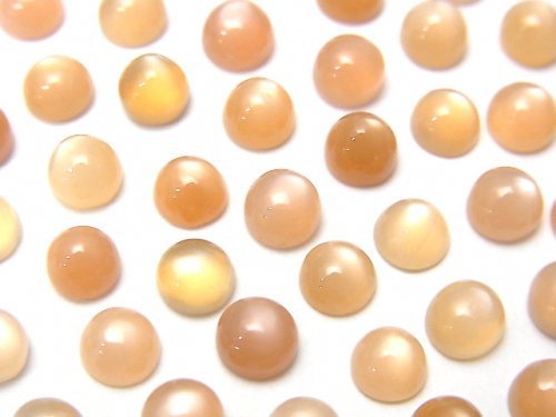 Cabochon, Moonstone Gemstone Beads