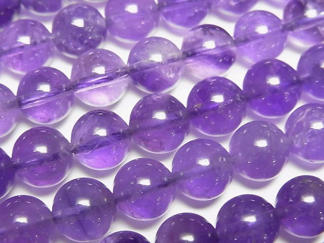 [Video]Amethyst AA Round 8mm 1strand beads (aprx.15inch/36cm)