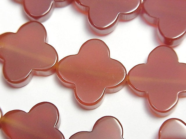 Carnelian, Flower Gemstone Beads