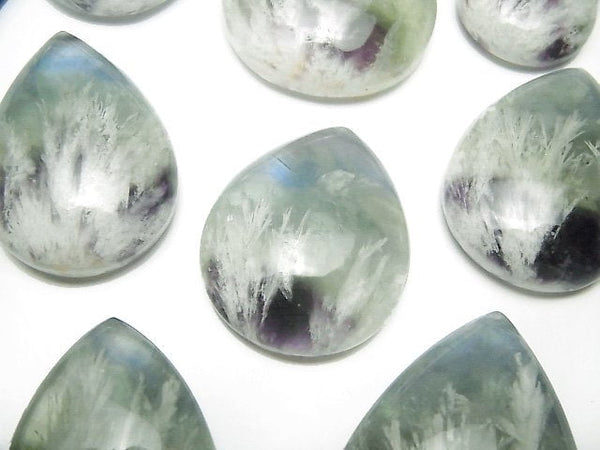 Cabochon, Fluorite Gemstone Beads