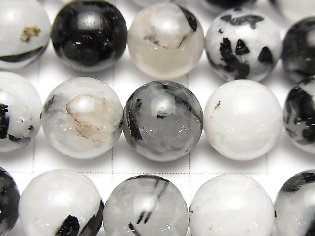 [Video] Tourmaline Quartz AA Round 10mm 1strand beads (aprx.15inch/37cm)