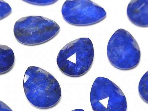 Lapis lazuli, Pear Shape, Rose Gemstone Beads