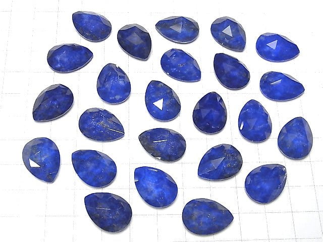 Lapislazuli x Crystal AAA Pear shape Rose Cut 18x13mm 2pcs $12.99!