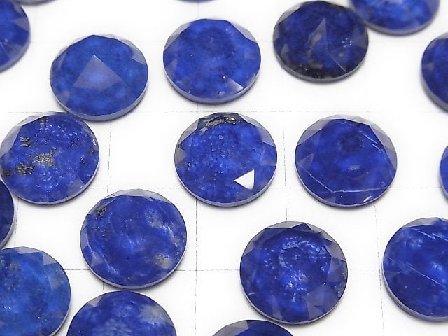 [Video] Lapislazuli x Crystal AAA Round Rose Cut 12x12mm 2pcs $9.79!