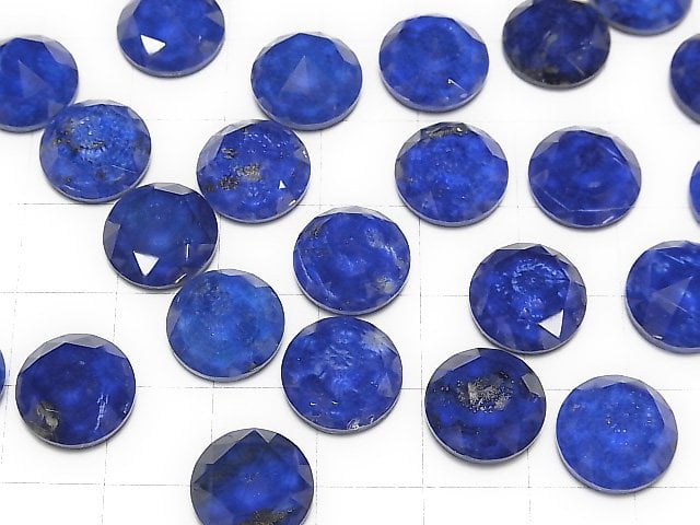 [Video] Lapislazuli x Crystal AAA Round Rose Cut 12x12mm 2pcs $9.79!