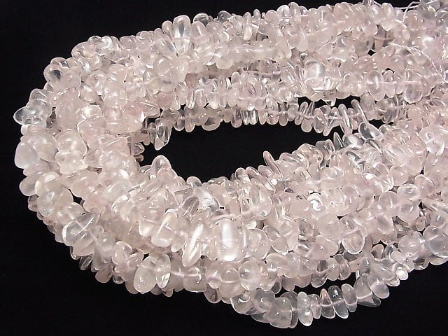 1strand $9.79! Madagascar Rose Quartz AA++ Small Nugget (Chips) 1strand beads (aprx.15inch/38cm)