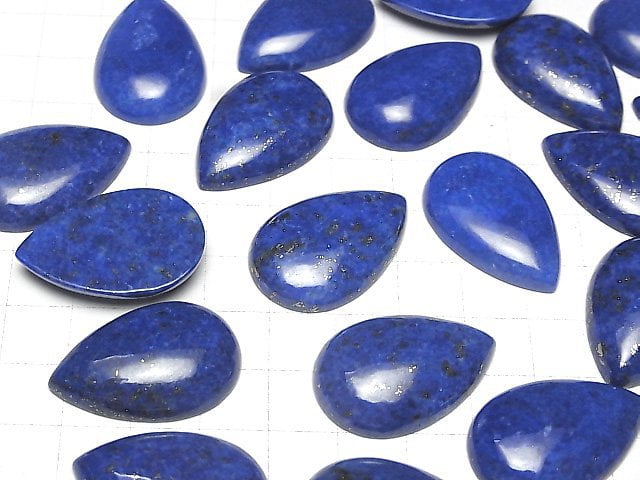 [Video] Lapislazuli AA++ Pear shape  Cabochon 30x20mm 1pc