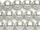 [Video] 1strand $5.79! Shell Pearl Silver Round 10mm 1strand beads (aprx.15inch / 37cm)