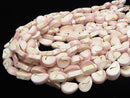 [Video] Queen Conch Shell Slice half or 1strand beads (aprx.15inch/38cm)