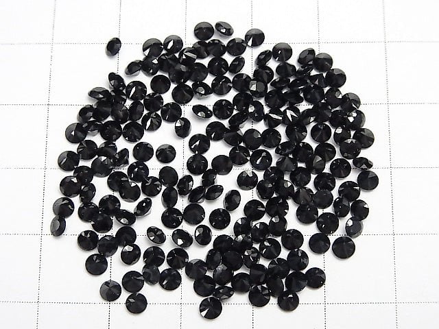 [Video] High Quality Black Sapphire AAA Undrilled Round Faceted 3x3mm 10pcs $19.99!