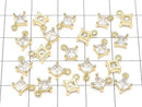 Metal Parts Diamond Charm Gold Color (with CZ) 2pcs $2.99!