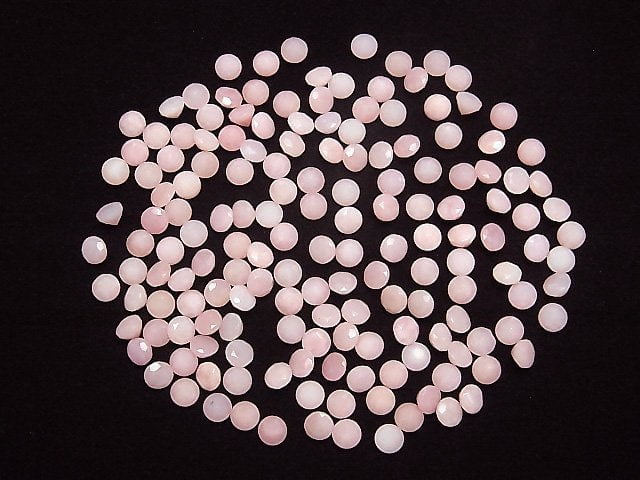 [Video]Pink Opal AAA- Loose stone Round Faceted 4x4mm 10pcs