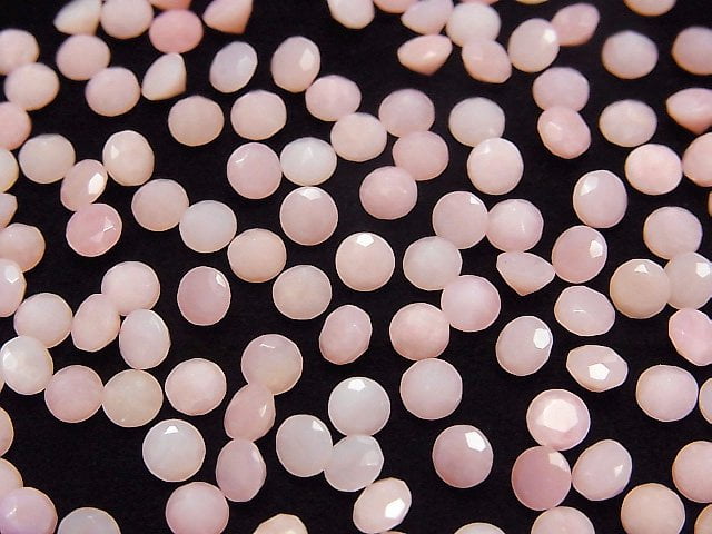 [Video]Pink Opal AAA- Loose stone Round Faceted 4x4mm 10pcs