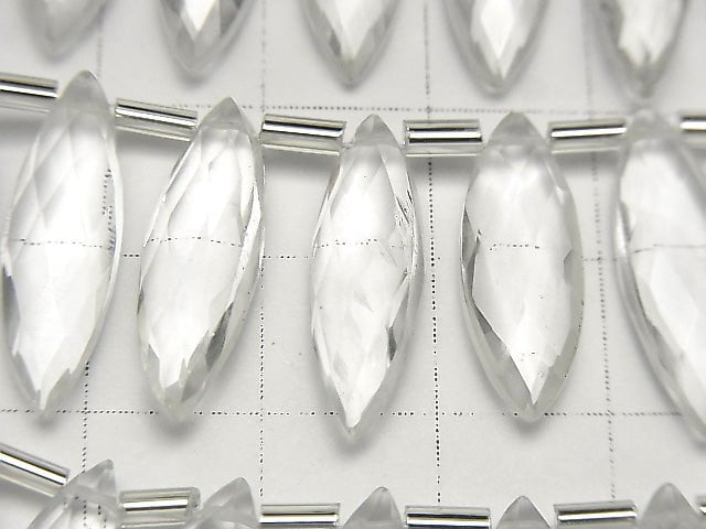 [Video] 1strand $17.99! High Quality Crystal AAA- Faceted Marquise 20x6mm 1strand (12pcs ).