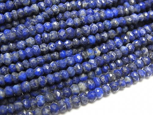 Lapis lazuli, Roundel Gemstone Beads