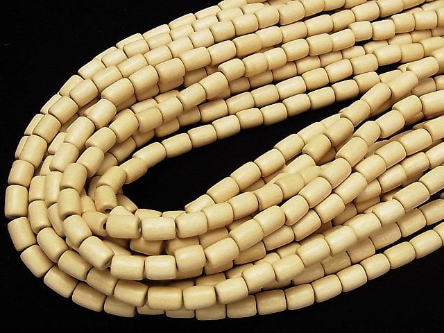 1strand $2.79! Whitewood Tube 9x6x6mm 1strand beads (aprx.15inch/36cm)