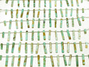 Kingman Turquoise AA+ Rectangle half or 1strand beads (aprx.6inch/16cm)