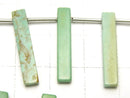 Kingman Turquoise AA Rectangle half or 1strand beads (aprx.6inch/16cm)