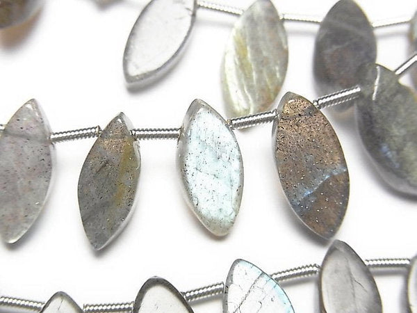 Labradorite, Marquise Gemstone Beads