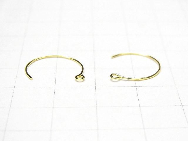 Crochet d'oreille Argent 925 14x14mm [Finition Argent Sterling][Plaqué Rhodium][Plaqué Or 18K] 3 paires