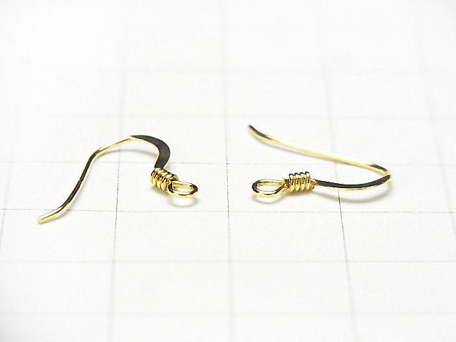 Silver925 Earwire 13x16mm [Sterling Silver Finish][Rhodium Plated][18KGP] 3pairs