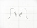 Silver925 Earwire 13x16mm [Sterling Silver Finish][Rhodium Plated][18KGP] 3pairs