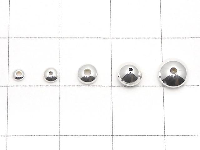 Silver925 Rondelle 2.5mm,3mm,4mm,5mm,6mm Pure Silver Finish 5pcs