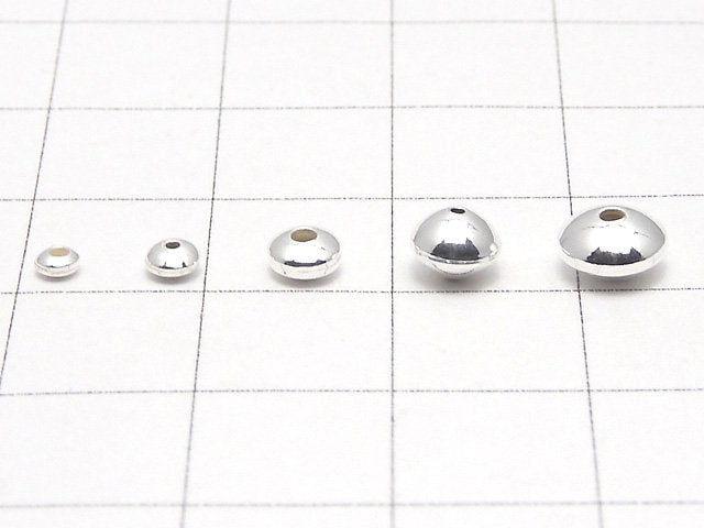 Silver925 Roundel 2.5mm,3mm,4mm,5mm,6mm Pure Silver Finish 20pcs