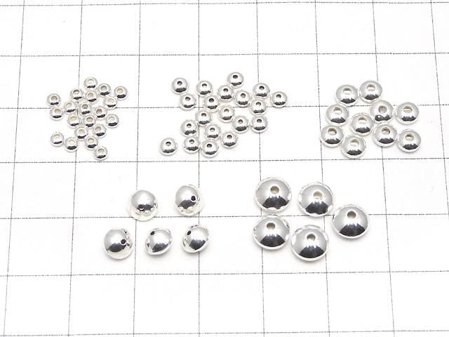 Silver925 Rondelle 2.5mm,3mm,4mm,5mm,6mm Pure Silver Finish 5pcs