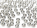 Silver925  Rondelle  2.5mm,3mm,4mm,5mm,6mm Rhodium Plated  20pcs