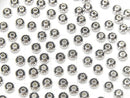 Silver925  Rondelle  2.5mm,3mm,4mm,5mm,6mm Rhodium Plated  20pcs
