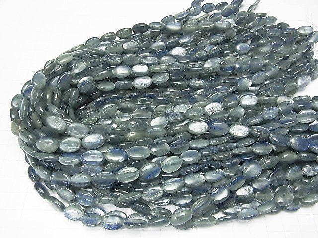 1strand $14.99! Kenya Kyanite AA+ Oval 12x8x4mm [Green] 1strand beads (aprx.15inch/38cm)