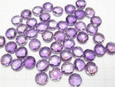 [Video] High Quality Amethyst AAA Undrilled Coin Cushion Cut 11x11x5.5mm 3pcs $9.79!