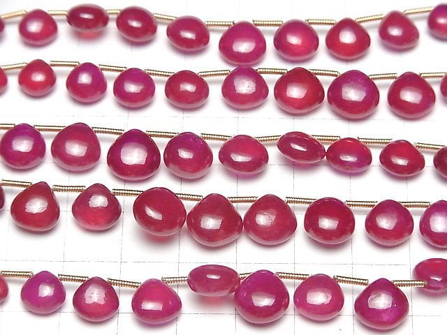 [Video] High Quality Ruby AAA Chestnut (Smooth)  half or 1strand (20pcs )