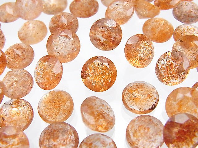 [Video] High Quality Sunstone AAA Undrilled Round Faceted 9x9mm 2pcs $8.79!