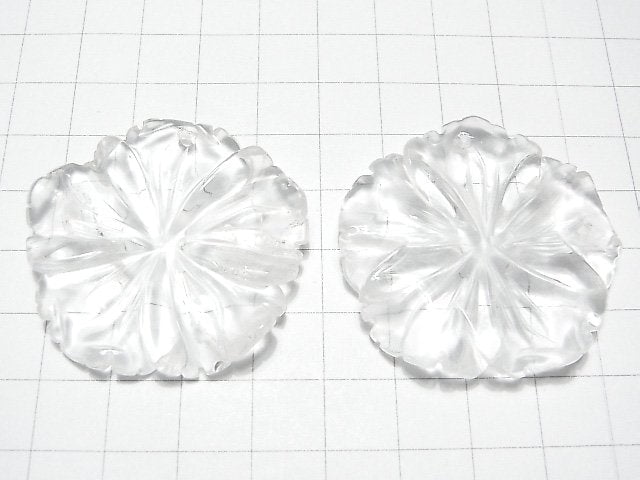 Crystal Flower 40x40x8mm 1pc $5.79!