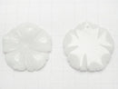 [Video] White Jade Flower 40x40x8mm 1pc $5.79!