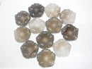 [Video]Gray Onyx Flower 40x40x8mm 1pc $5.79!
