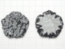 [Video] Snowflake Obsidian Flower 40x40x8mm 1pc $5.79!