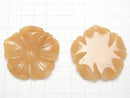 [Video] Orange Aventurine Flower 40x40x8mm 1pc $5.79!