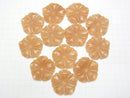 [Video] Orange Aventurine Flower 40x40x8mm 1pc $5.79!